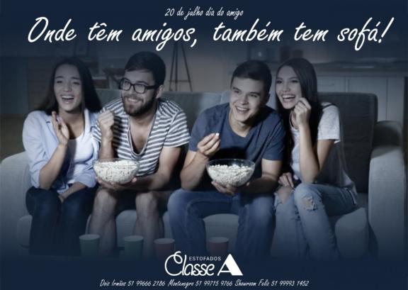 Onde t�m amigos, tamb�m tem sof�!