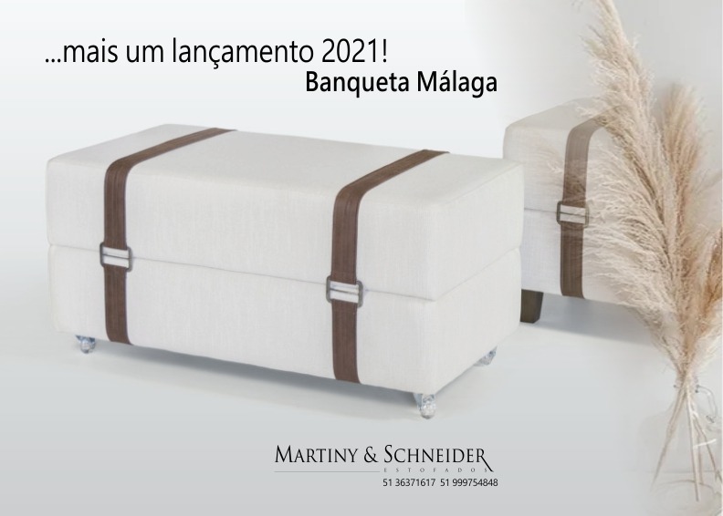 ....mais um lançamento 2021! Banqueta Málaga, estilo com praticidade!  51 3637-1617 | 51 999754848
