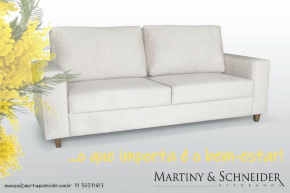 Atualmente os sof�s "living" est�o sendo procurados para compor espa�os menores...